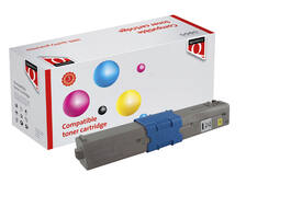 Toner Quantore alternatief tbv Oki 44844505 geel