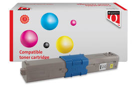 Toner Quantore alternatief tbv Oki 46507613 geel