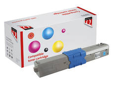 Toner Quantore alternatief tbv Oki 46507615 blauw