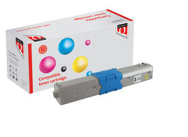 Toner Quantore alternatief tbv Oki 44973509 geel