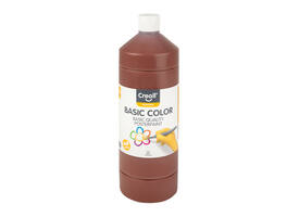 Plakkaatverf Creall basic donkerbruin 1000ml