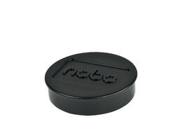Magneet Nobo 38mm zwart 10 stuks