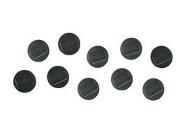 Magneet Nobo 38mm zwart 10 stuks