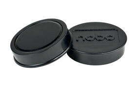 Magneet Nobo 38mm zwart 10 stuks