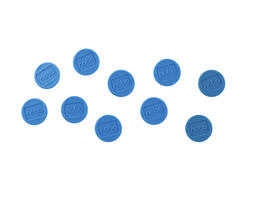 Magneet Nobo 24mm blauw 10 stuks
