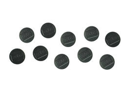Magneet Nobo 32mm zwart 10 stuks