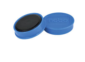 Magneet Nobo 32mm blauw 10 stuks