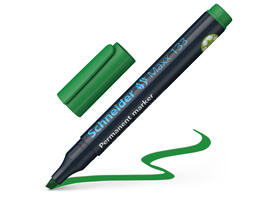 Permanent marker Schneider Maxx 133 schuin 1-4mm assorti 4 stuks