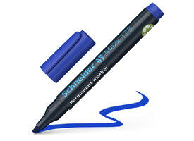 Permanent marker Schneider Maxx 133 schuin 1-4mm assorti 4 stuks