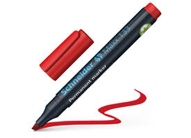 Permanent marker Schneider Maxx 133 schuin 1-4mm assorti 4 stuks