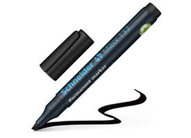 Permanent marker Schneider Maxx 133 schuin 1-4mm assorti 4 stuks