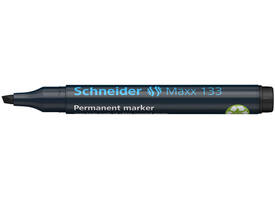 Permanent marker Schneider Maxx 133 schuin 1-4mm zwart