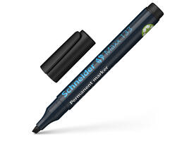 Permanent marker Schneider Maxx 133 schuin 1-4mm zwart