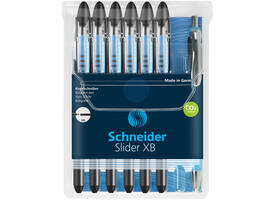 Rollerpen Schneider Slider Basic XB zwart + 1 gratis Rave balpen
