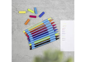 Balpen Schneider Slider Edge extra breed assorti etui à 6 stuks