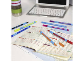 Balpen Schneider Slider Edge extra breed assorti etui à 6 stuks