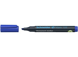 Permanent marker Schneider Maxx 133 schuin 1-4mm blauw