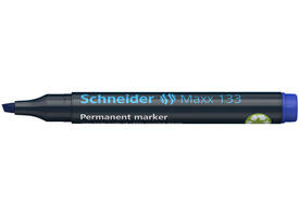 Permanent marker Schneider Maxx 133 schuin 1-4mm blauw
