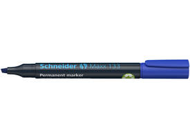 Permanent marker Schneider Maxx 133 schuin 1-4mm blauw