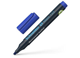 Permanent marker Schneider Maxx 133 schuin 1-4mm blauw