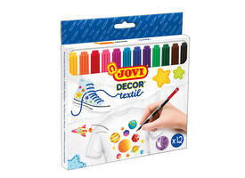 Textielstift Jovi assorti set à 12 stuks