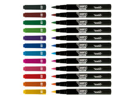 Textielstift Jovi assorti set à 12 stuks