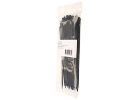 Kabelbinders IEZZY nylon 4.8x300mm D 81mm zwart 100 stuks