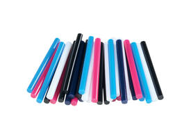 Lijmpatroon Rapid 7mm 5 kleuren assorti 36 stuks