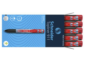 Fineliner Schneider Topliner 911 0.4mm rood