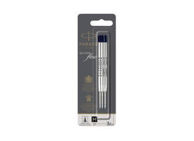 Balpenvulling Parker Quinkflow medium zwart blister à 3 stuks
