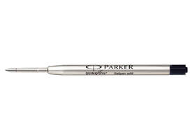 Balpenvulling Parker Quinkflow medium zwart blister à 3 stuks