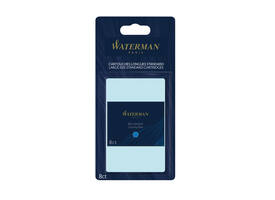 Inktpatroon Waterman internationaal Florida blauw blister à 8 stuks