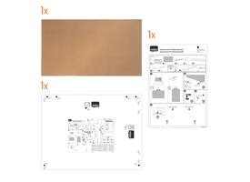 Prikbord Nobo Impression Pro widescreen 50x89cm kurk