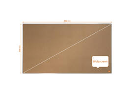 Prikbord Nobo Impression Pro widescreen 50x89cm kurk