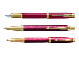 Rollerpen Parker IM Premium deep red GT fijn