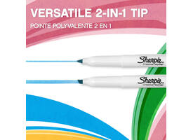 Markeerstift Sharpie S-note assorti blister à 12 stuks