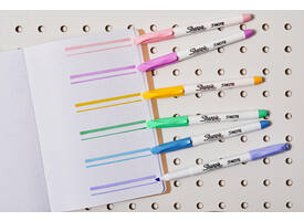 Markeerstift Sharpie S-note assorti blister à 12 stuks