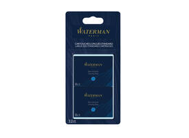 Inktpatroon Waterman internationaal Florida blauw blister à 10 stuks