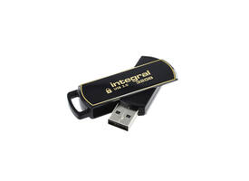 USB stick 3.0 Integral Secure 360 USB-A 32GB zwart
