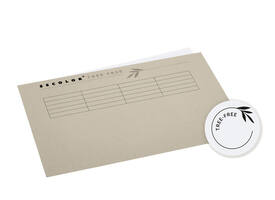 Vouwmap Djois Tree-Free A4 gelijk 226gr beige