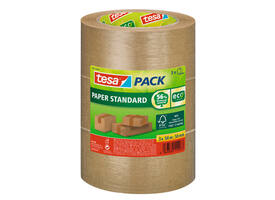 Verpakkingstape tesapack® Papier Standard ecoLogo 50mx50mm bruin bundel 3 rollen