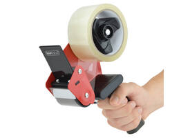 Verpakkingstape dispenser Rapesco Germ-Savvy 960 antibacterieel zwart
