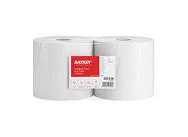 Poetspapier Katrin Industrial extra groot 2-laags 1000 vel wit 481856
