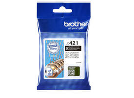 Inktcartridge Brother LC-421BK zwart