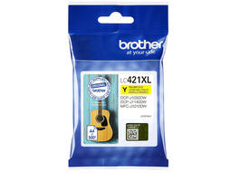 Inktcartridge Brother LC-421XLY geel