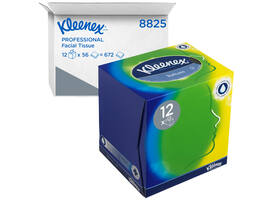 Facial tissues Kleenex kubus 3-laags 56 vel wit 8825