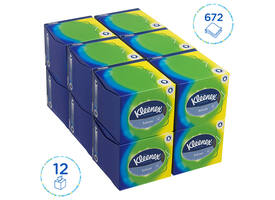 Facial tissues Kleenex kubus 3-laags 56 vel wit 8825