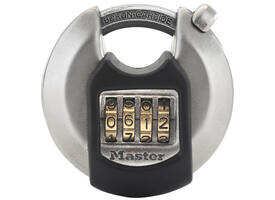 Hangslot MasterLock Excell combinatieslot staal 70mm