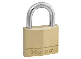 Hangslot MasterLock messing 40mm