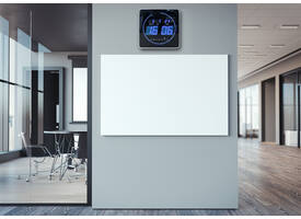 Wandklok Unilux Flo led 28cmx28cm